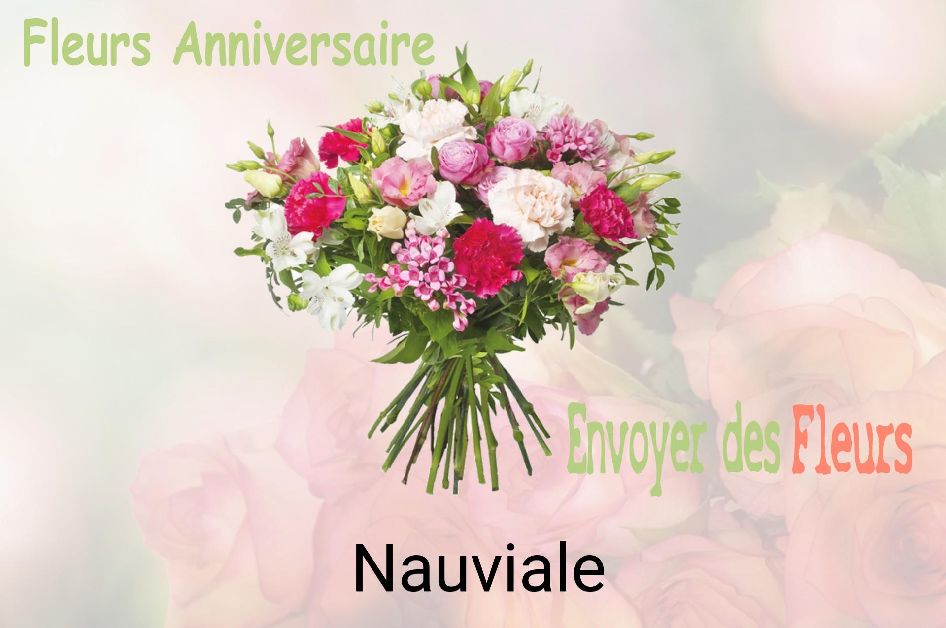 Bouquet de fleurs d’anniversaire livré à Nauviale
